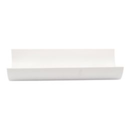 FloPlast  uPVC Half Round Gutter White 112mm x 3m