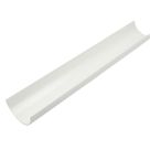 FloPlast  uPVC Half Round Gutter White 112mm x 3m