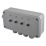 British General  IP66 13A 4-Gang 4-Way Weatherproof Outdoor Switched Power Controller with LED
