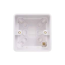 Schneider Electric Lisse 1-Gang Surface Pattress  Moulded Box 41mm