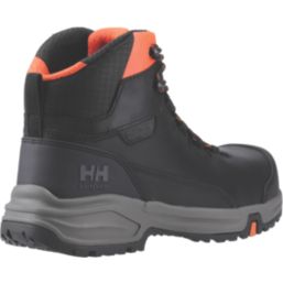 Helly Hansen Manchester Ltr Mid Size 10  Black Waterproof  Safety Boots