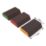 Magnusson  80/120/180 Grit Multi-Material Angled Sanding Sponge 100mm x 68mm 3 Piece Set