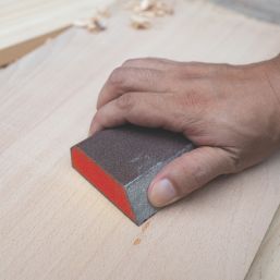 Magnusson  80/120/180 Grit Multi-Material Angled Sanding Sponge 100mm x 68mm 3 Piece Set