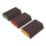 Magnusson  80/120/180 Grit Multi-Material Angled Sanding Sponge 100mm x 68mm 3 Piece Set