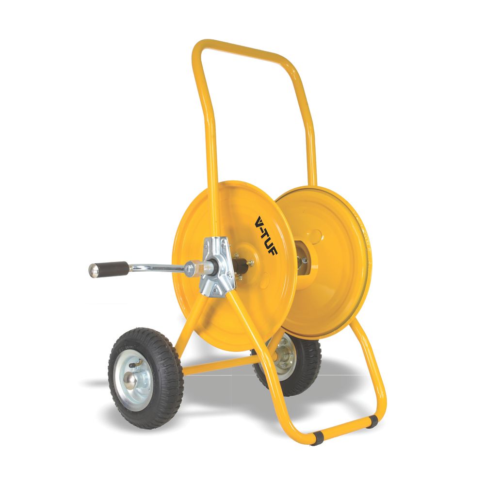 Verve Auto Rewind Garden Hose Reel Review - Wood Create