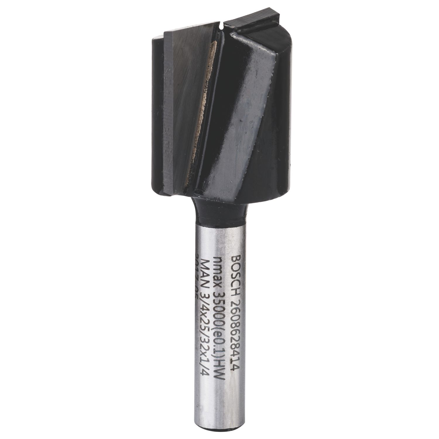 Bosch Standard for Wood 1/4" Straight Bit 19mm x 19.6mm (209FW)