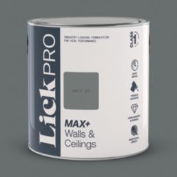LickPro Max+ 2.5Ltr Grey 07 Eggshell Emulsion  Paint