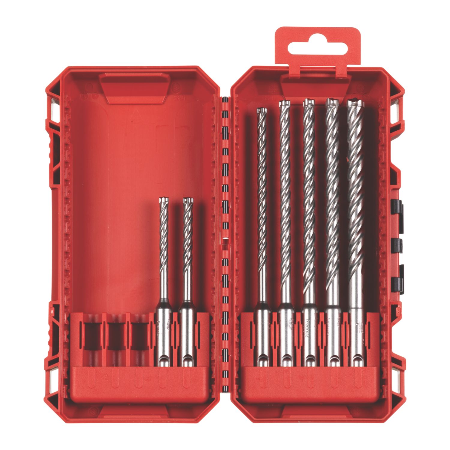 Milwaukee MX4 NG SDS Plus Shank Masonry Drill Bits 7 Piece Set (209LX)