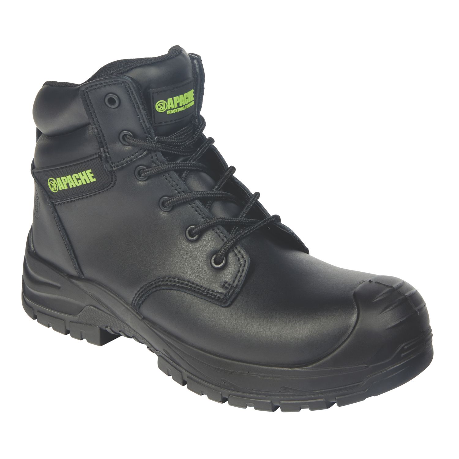 Apache Edmonton Size 7 Black Waterproof Safety Boots (209RL)