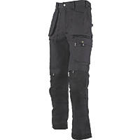 Dickies Eisenhower Multi-Pocket Trousers Black 38" W 34" L