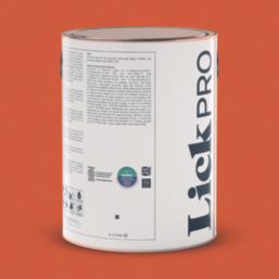 LickPro  5Ltr Orange 01 Vinyl Matt Emulsion  Paint