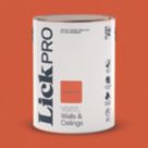 LickPro  5Ltr Orange 01 Vinyl Matt Emulsion  Paint