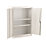 Barton  2-Shelf Acid Cabinet White 915mm x 457mm x 1219mm