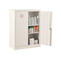 Barton  2-Shelf Acid Cabinet White 915mm x 457mm x 1219mm