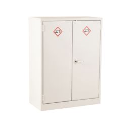 Barton  2-Shelf Acid Cabinet White 915mm x 457mm x 1219mm