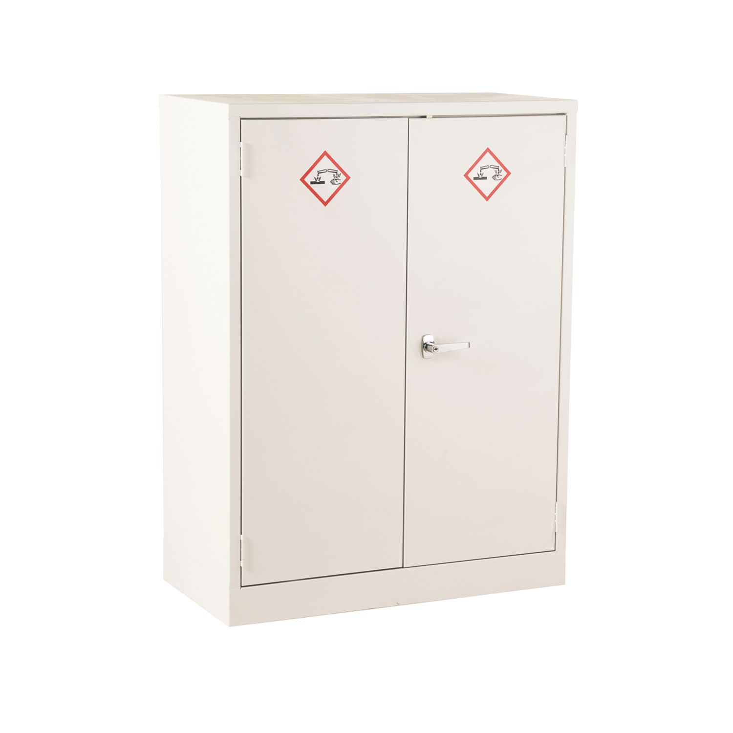 Barton 2-Shelf Acid Cabinet White 915mm x 457mm x 1219mm (209VV)