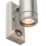 Saxby Odyssey Outdoor Twin Wall Light With PIR Sensor Brushed Stainless Steel