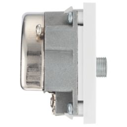 British General  Duplex Modular TV & Satellite Socket White