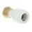 Hep2O  Plastic Push-Fit Straight Tap Connector 22mm x 3/4"