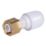 Hep2O  Plastic Push-Fit Straight Tap Connector 22mm x 3/4"