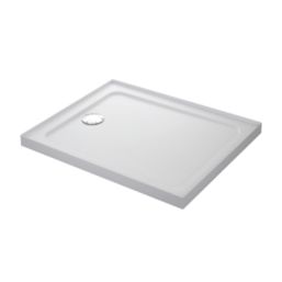 Mira Flight Safe Rectangular Shower Tray with Upstands White 1200 x 800 x 40mm