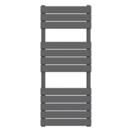 Flomasta Flat Bar 1200mm x 500mm 1897BTU Anthracite Vertical Designer Radiator