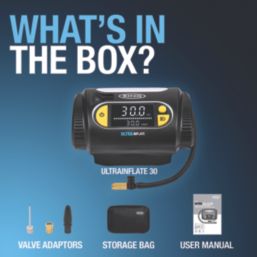 Ring ULTRAINFLATE 30 Rapid Digital Tyre Inflator 12V