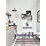 Dulux Easycare Matt White Cotton Emulsion Kitchen Paint 2.5Ltr