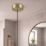 Varilight  6A 2-Way Pull Cord Switch Brushed Brass