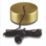 Varilight  6A 2-Way Pull Cord Switch Brushed Brass
