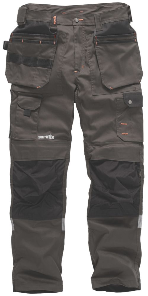 Cordura-Reinforced Knee Pad Pockets Work Trousers, Mens Workwear