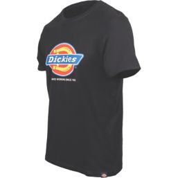 Dickies Denison Short Sleeve T-Shirt Black Medium 37-39" Chest