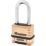 Master Lock 1175DLH  Weatherproof  Combination  Long Shackle Padlock Brass 58mm
