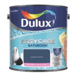 Dulux Easycare 2.5Ltr Sapphire Salute Soft Sheen Emulsion Bathroom Paint