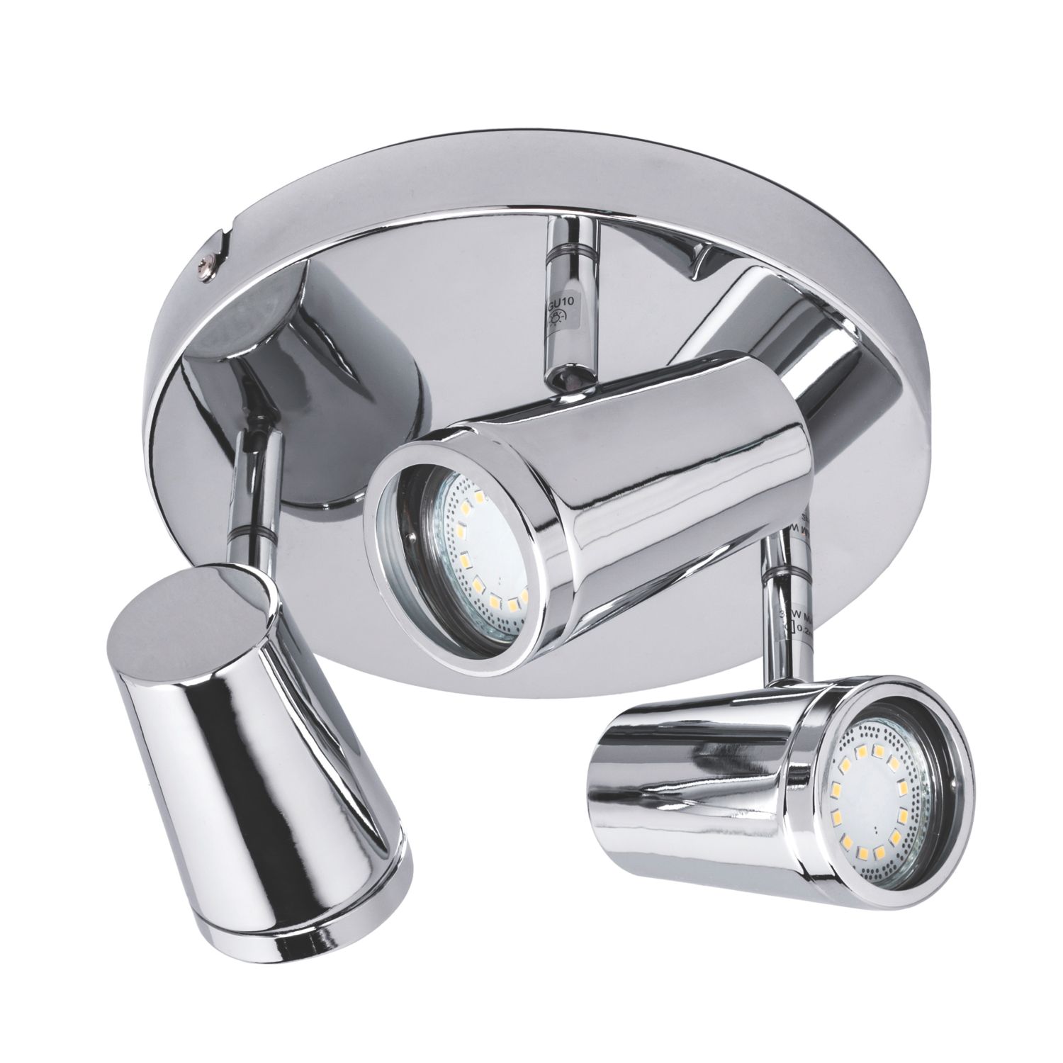 Spa Freya Round 3-Light Spotlight Chrome (210RV)