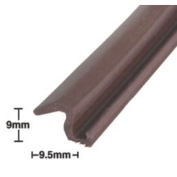 Stormguard Elite 11 Push-Fit Joinery Seals Brown 6m 2 Pack
