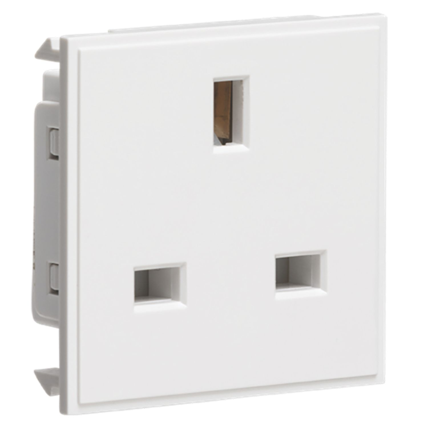 Knightsbridge 13A Unswitched Modular Socket White (210YC)