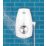 Aqualisa Aquastream Gravity-Pumped White / Chrome Thermostatic Power Shower