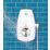 Aqualisa Aquastream Gravity-Pumped White/Chrome Thermostatic Power Shower