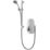 Aqualisa Aquastream Gravity-Pumped White/Chrome Thermostatic Power Shower
