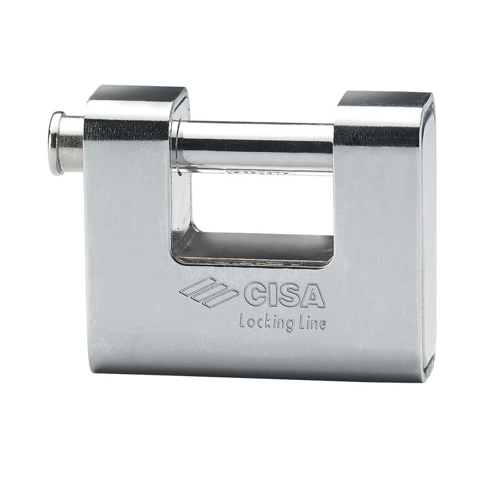 Cisa Brass Weatherproof Padlock 66mm Screwfix