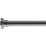 Croydex C-Shaped Shower Curtain Rail & Support Stainless Steel Chrome 2000mm