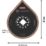 Bosch Expert Starlock AVZ 70 RT4 40-Grit Grout Removal Blade 70mm