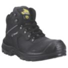 U-Power Thanos Size 7  Black Water-Resistant  Safety Boots