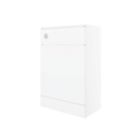 Essentials Idaho Bathroom Toilet Unit White Gloss 500mm x 300mm x 766mm