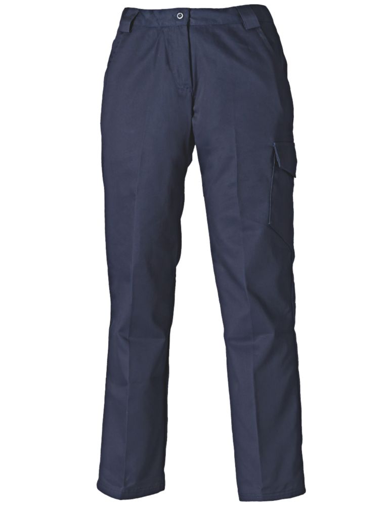 ladies navy work trousers