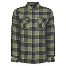 Regatta Shelford Padded Shirt Green Check XX Large 50" Chest