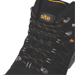Site Natron    Safety Boots Black Size 7