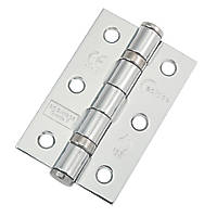Eclipse Polished Chrome Grade 7 Fire Door Ball Bearing Hinges 76 x 51mm 20 Pack