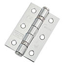 Eclipse Polished Chrome Grade 7 Fire Door Ball Bearing Hinges 76mm x 51mm 20 Pack
